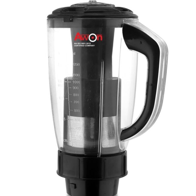 Awon || Polycarbonate Juicer Jar for Mixer Grinder, 1.5 L with fruit Filter