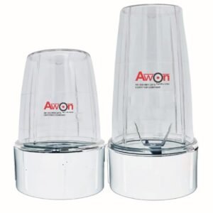 Awon || Juicer for CookWell with 6 Teeth Coupler for Mixer Juicer Jar || (White, 300ml + 500ml)