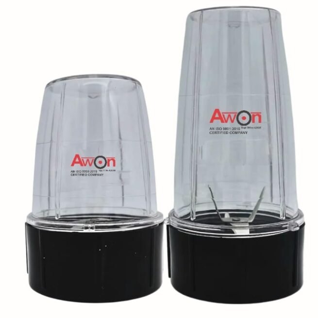 Awon || Juicer for CookWell with 6 Teeth Coupler for Mixer Juicer Jar || (Black, 300ml + 500ml)