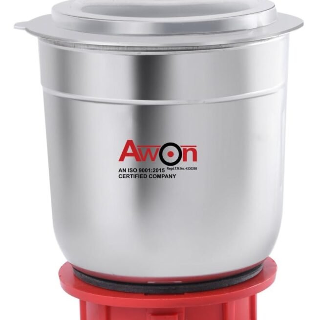 Awon || Mixer grinder 1 pc jar set | Compatible with Maharaja MG | 800 ml Jar set | 4 teeth high grade