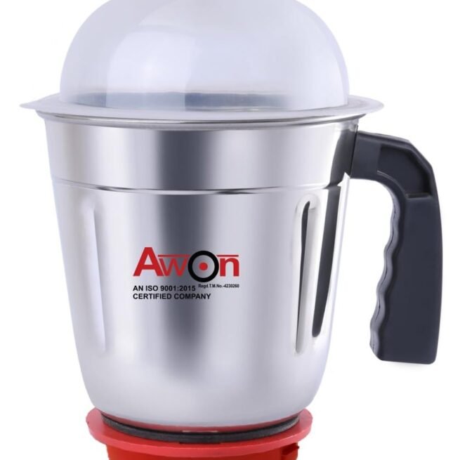 Awon || Mixer grinder 1 pc jar set | Compatible with Maharaja solo Mixer Grinders | 1200ml Jar set | 4 teeth high grade