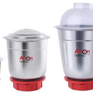 Awon || Mixer grinder 3 pc jar set | Compatible with Maharaja MG | 300+800+1200ml Jar set | 4 teeth high grade