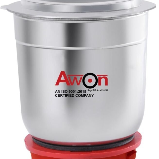Awon || Mixer grinder 1 pc jar set | Compatible with Maharaja Mixer Grinders | 800ml Jar set | 4 teeth high grade