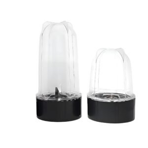 Awon || 2pc Jar Set for Only "wonderchef" Blenders with 4 Teeth Coupler (Polycarbonate) (300 ml+500 ml Jar Set)
