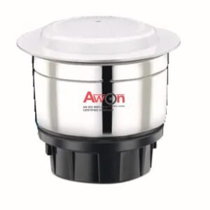 Awon || Suitable for Bajaj Mixer Grinder.Mixer Chutney Jar 0.4 L (Aluminum Black)