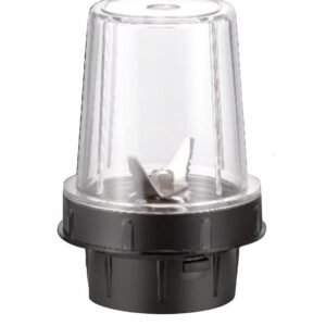 Awon || Bullet jar 300ML for 2 lock mixer grinders ||for bajaj, sumeet, presstige, preeti, orient, chroma, etc ||transparent polycarbonate body || 500 watts& more mixer grinder comaptibe