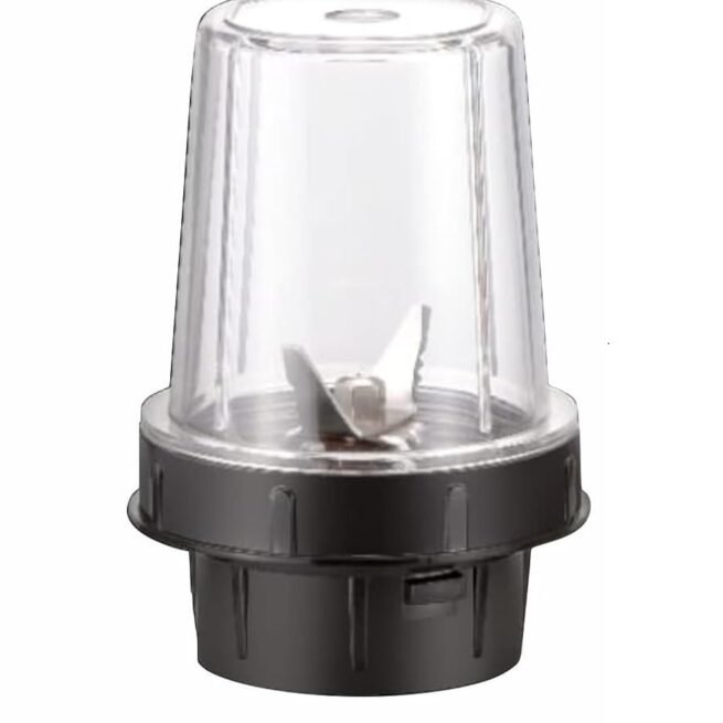 Awon || Bullet jar 300ML for 2 lock mixer grinders ||for bajaj, sumeet, presstige, preeti, orient, chroma, etc ||transparent polycarbonate body || 500 watts& more mixer grinder comaptibe
