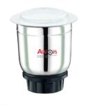 Awon Mixer Grinder Jar, Compatible with Bajaj Mixers, 650ml, Stainless Steel Blades, Silver (Bajaj Medium Jar 650ML)
